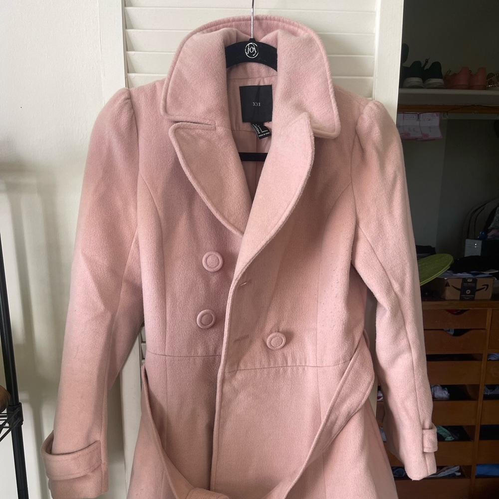 Size Small Pink Peacoat